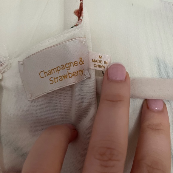 Red Dress Flowers That Be Floral Maxi Dress - Picture 6 of 6